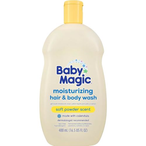 Baby Magic Moisturizing Hair & Body Wash, 16.5 Fl Oz