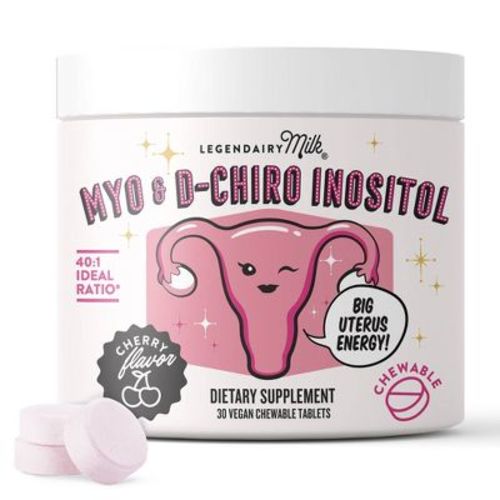 Legendairy Milk Myo and D-Chiro Inositol Vegan Supplement Chewable Tablets - 30ct