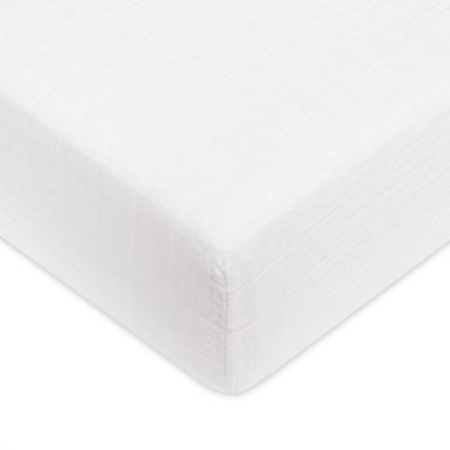 Babyletto Plain White Muslin Crib Sheet