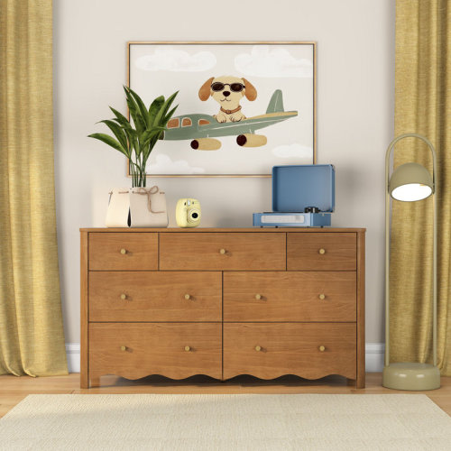Viv + Rae™ Sutton 7 Drawer Dresser, Pecan | Wayfair
