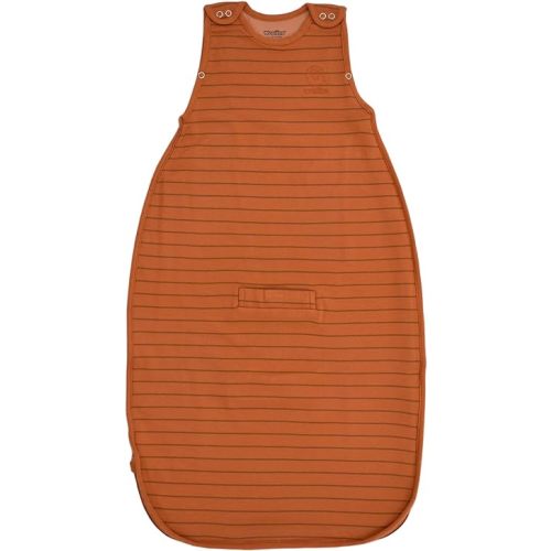 Woolino 4 Season Ultimate Baby Sleeping Bag - Merino Wool and Organic Cotton - Universal Size Adjustable Sleep Sack for Baby - Two-Way Zipper Sleeping Bag (2-24 Months) - Rust