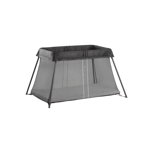 Travel Crib Light: Black - Bundle with Fitted Sheet