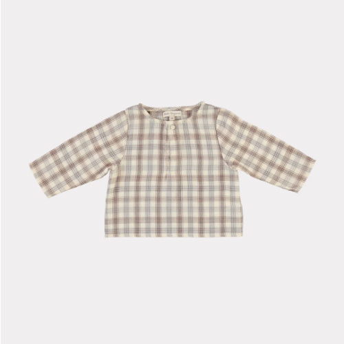 Oliver Baby Shirt Nature Check