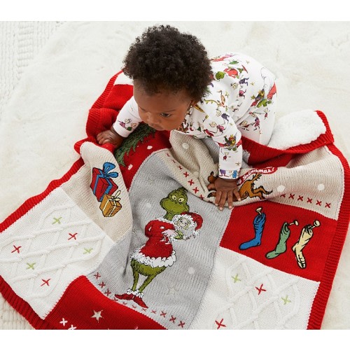 Dr. Seuss's The Grinch™ Holiday Heirloom Baby Blanket