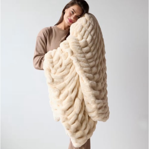 Dreamer Blanket | Color: VANILLA