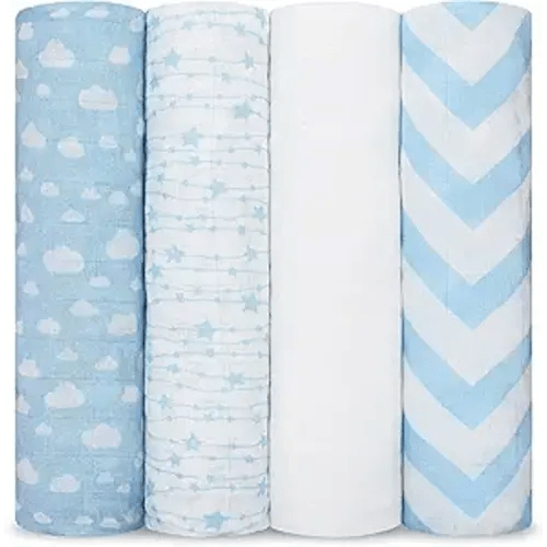4 Muslin Blankets