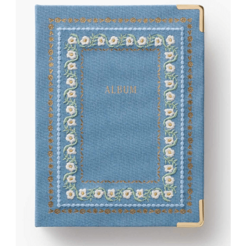 Embroidered Small Photo Album - Delphine