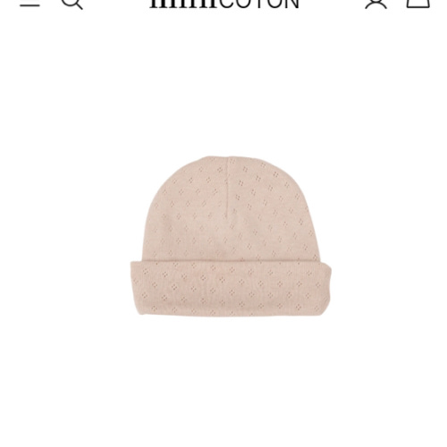 Holey Pink Hat · Minicoton