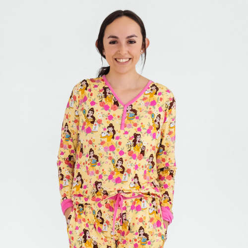 Disney Princess Belle Women's Long Sleeve Pajama Top – Little Sleepies