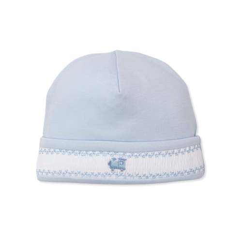 CLB Fall Medley 25 Blue Hand Smocked Hat