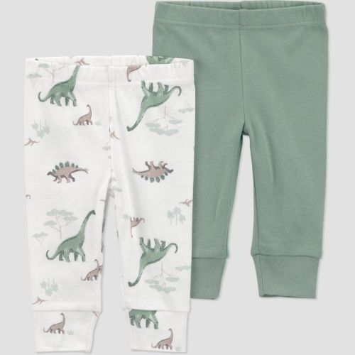 Carter's Just One You® Baby Boys' 2pk Dino Pants - Green 9M