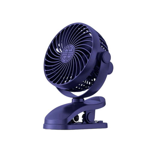 Portable Clip On Fan Rechargeable 1200mAh, 720° Rotation Spin 360 Fan, Strong Airflow Quiet 25dB, for Golf Cart Fan Stroller Pushchair Fan Car Clip on Fan Bunk Bed Desk Chair