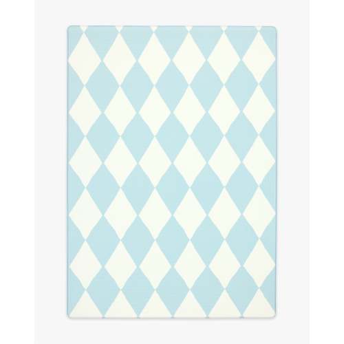 Happy Harlequin Pastel Blue Play Mat | Ruggable