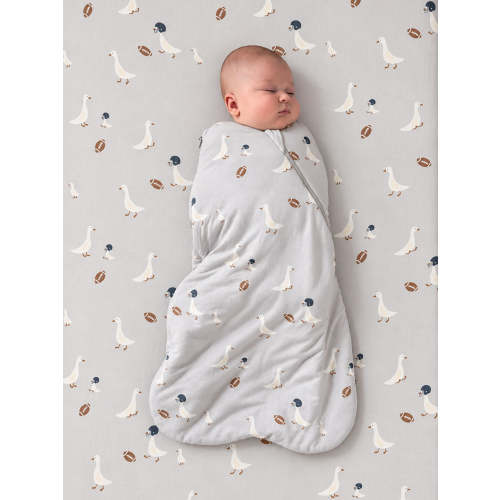 gunamuna Swaddle Sleep Sack - Football Goose / 1.0 TOG