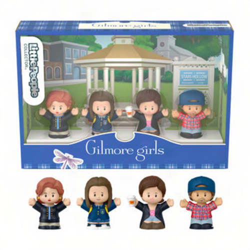 Little People Collector Gilmore Girls Tv Show Special Edition Set For Fans, 4 Figures