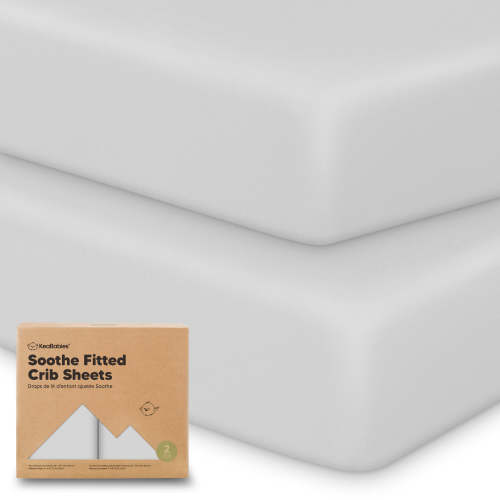 Soothe Fitted Crib Sheet (French Gray)