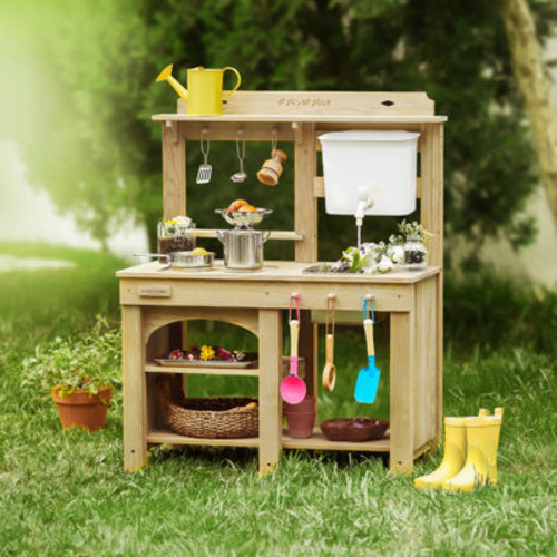 Tiny Land® DuoPlay Mud Kitchen | Wayfair