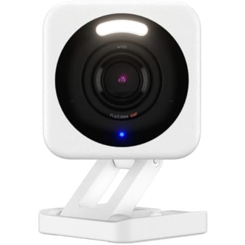 WYZE Cam v4, 2.5K Indoor/Outdoor Security Camera, Color Night Vision, White