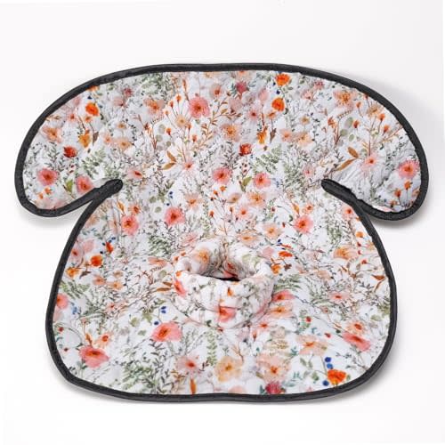Floral Car Seat Protector Piddle Pad,Waterproof Carseat Covers,Potty Training Anti-Slip Potty Toilet Training Liner for Babies & Toddlers ,Machine Washable