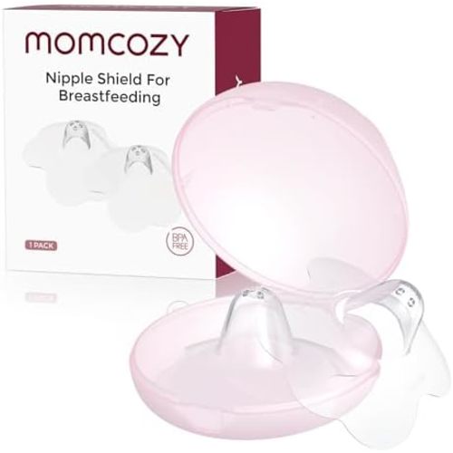 Momcozy Nipple Shield, Floral Contact Nipple Shield (1 Pair, 20mm)