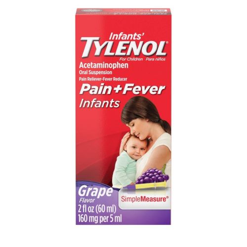 Infants' Tylenol Pain Reliever+Fever Reducer Liquid - Acetaminophen - Grape