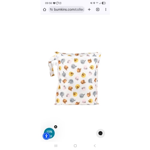 Winnie the Pooh Bear and Friends Waterproof Wet Bag | Bumkins