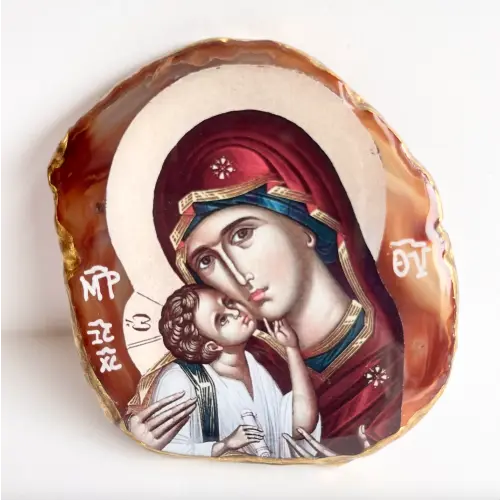 Theotokos Agate Nightlight — Draw Near Designs