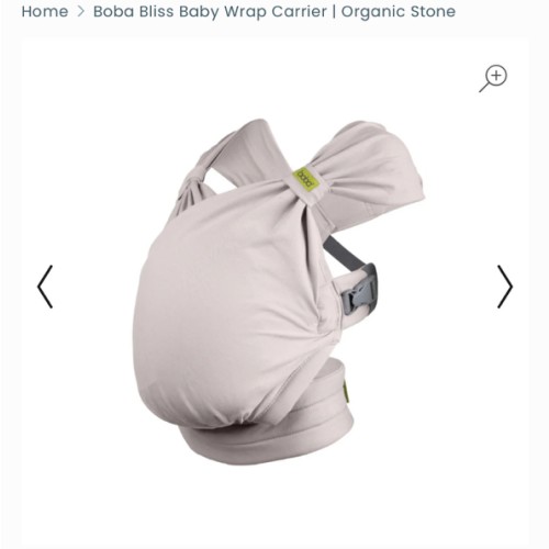 Boba Bliss Baby Wrap Carrier | Organic Stone