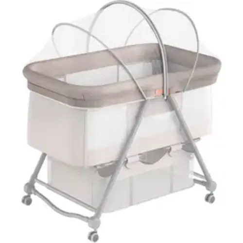 Bassinet Cover with Two-Way Zipper,Portable Bassinet Mosquito Net Cover,Bassinet Cover for Cats to Keep Pets Out(White) - TikTok Shop