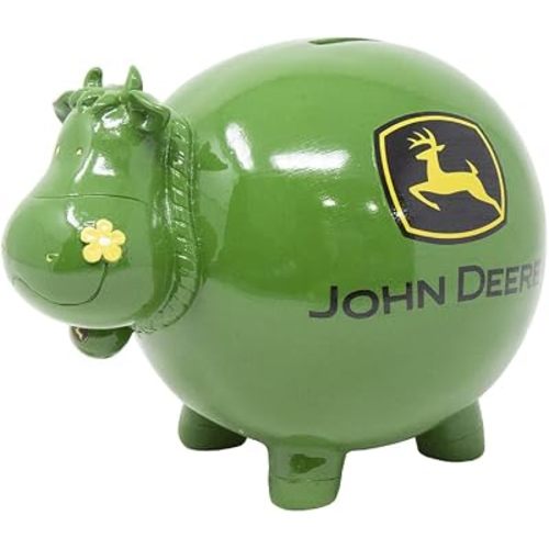 JOHN DEERE Cow Shaped Coin Savings Bank