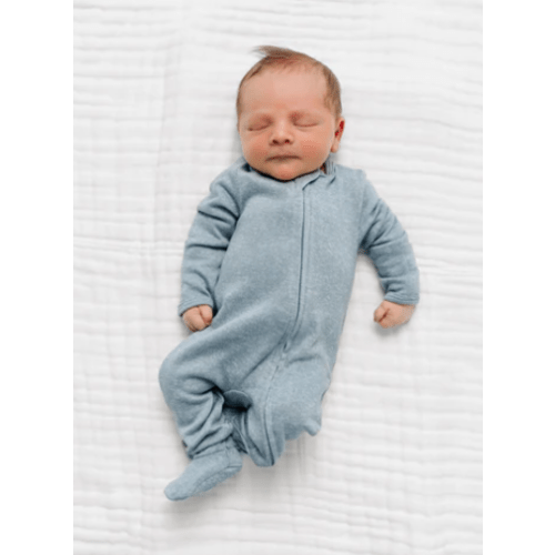 Miller Plush Knit Zipper Footies