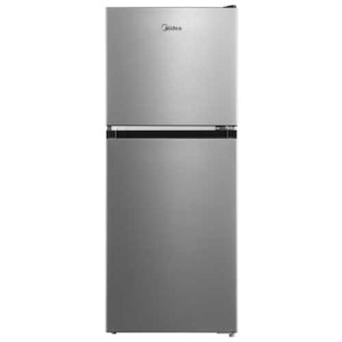 Midea 4.5-cu ft Mini Fridge with Freezer ( Stainless Steel ) ENERGY STAR in the Mini Fridges department at Lowes.com