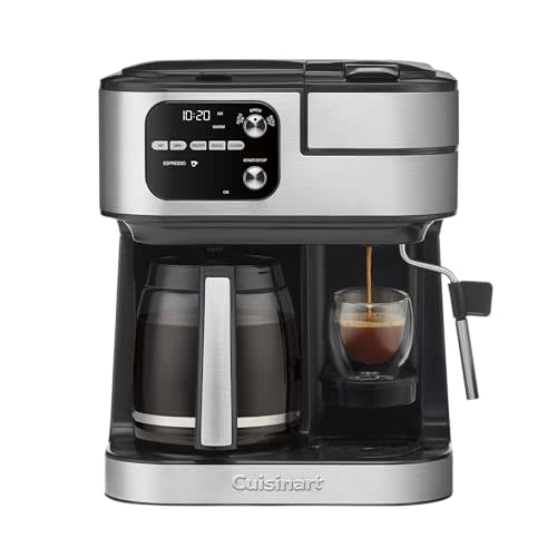 Cuisinart Coffee Center Barista Bar 4-in-1 Coffee Maker, Single-Serve Pods Compatible, Coffeemaker, Three Brewing Sizes, SS-4N1NAS, Black
