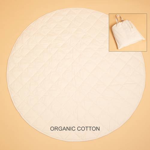 Baby Play Mat - Organic Cotton Play Mat - Cotton Playmat - Baby Playmat - Baby Shower Gifts - Round Baby Play Mat - Organic Baby