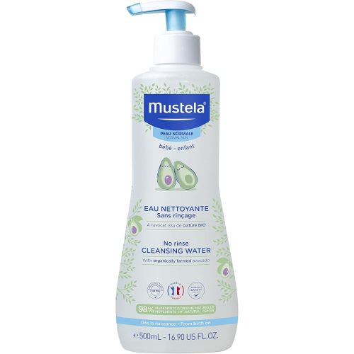 Mustela No-Rinse Cleansing Water 3 x 500ml