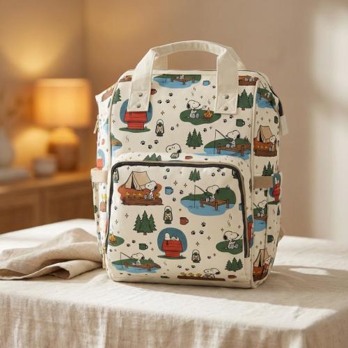 Snoopy Diaper Backpack | Multifunctional Baby Bag