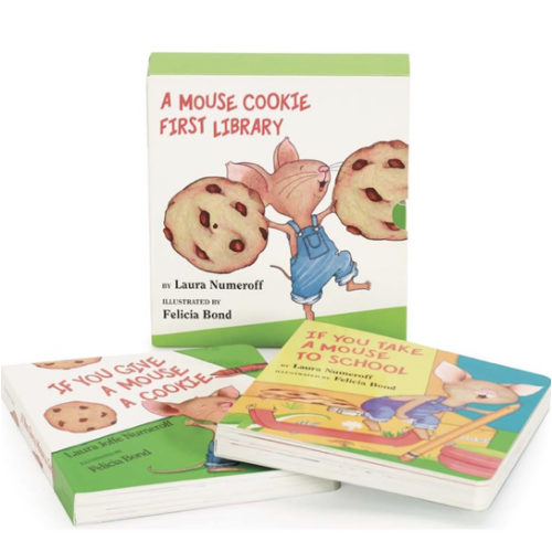 A Mouse Cookie First Library: A sturdy board book duo following one mischievous mouse and a boy through cookie chaos and a busy school day―perfect for ages 0-4 (If You Give...)