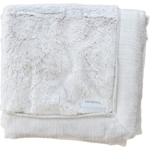 Saranoni Lush Receiving Blankets (30"x40"), Feather
