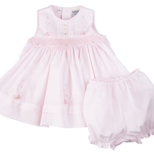 Sleeveless Diamond Smocked Dress | Feltman Brothers
