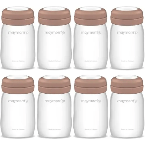 Maymom Wide Neck Breastmilk Collection n Storage Bottle 5.4 oz; Re-markable SureSeal Disc. Fits Spectra S2 Spectra S1 9 Plus.