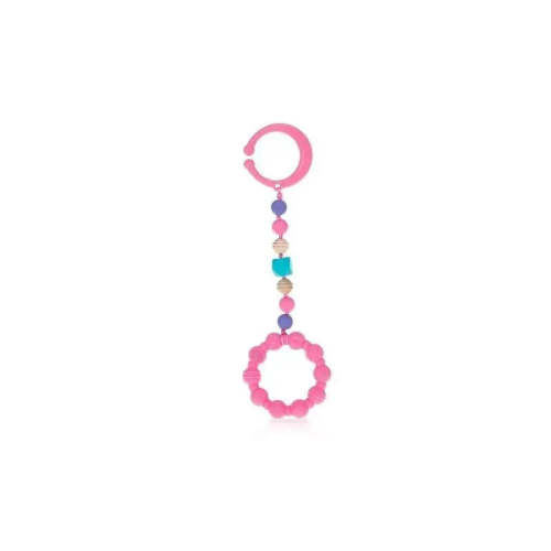 Nuby - Tag A Long Teether Pink