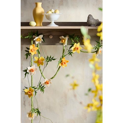 Daffodils Felt Garland