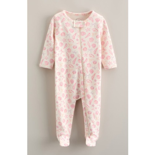 Print Cotton Footie