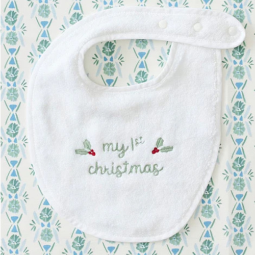 My First Christmas Bib
