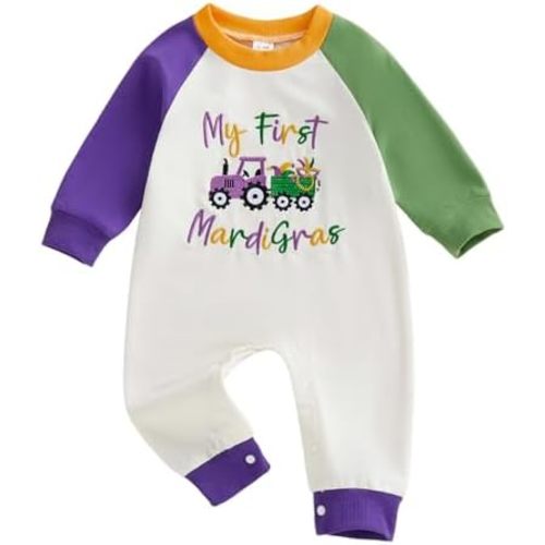 BeQeuewll Newborn Girl Boy Thanksgiving Clothes Infant Sweatshirt Jumpsuit Turkey Romper Baby First Thanksgiving Outfit