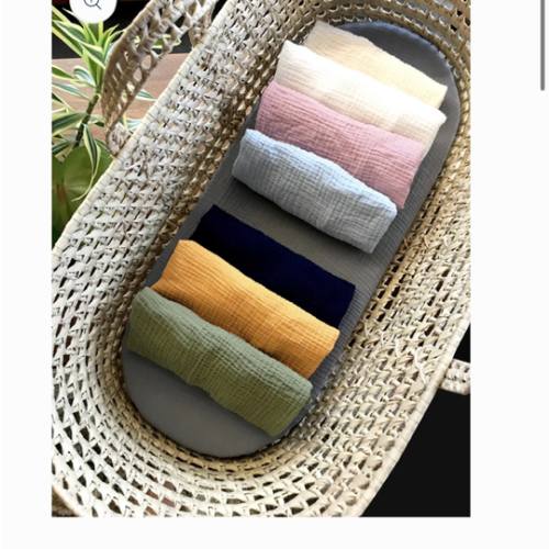 Organic Cotton Double Gauze - Custom Fitted Sheet – Baby Moses Basket