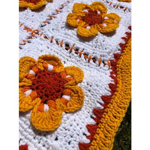 Dancing Flowers Baby/Stroller Blanket