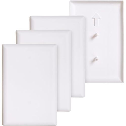 Dreambaby CoverPlug Paintable Outlet Plug Cover for Baby Safety -Electrical Wall Plate Socket Guard Protector (4 Pack)