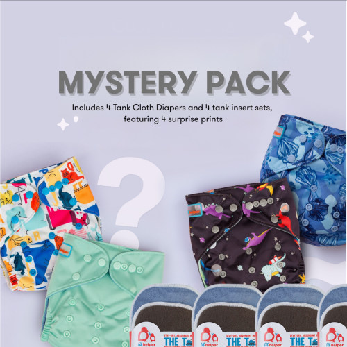 Best Reusable Diaper Set | Mystery 4-Pack | Shop Lil Helper