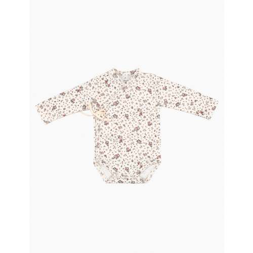 Blanca Wrap Onesie in Fall Prairie